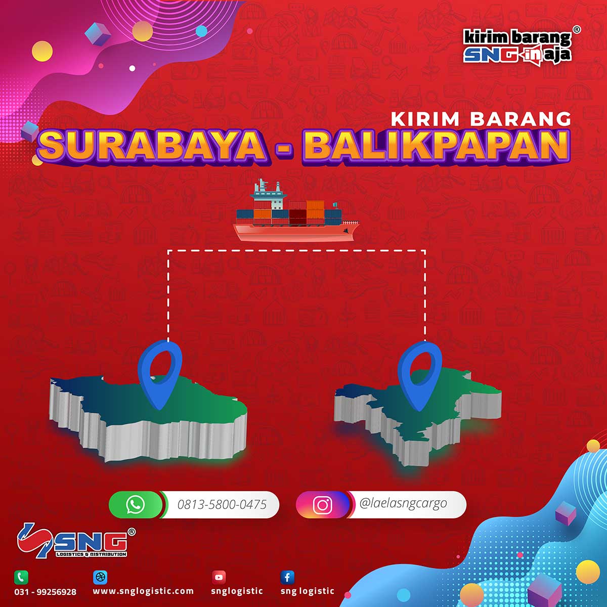 Tarif Pengiriman Surabaya ke Balikpapan