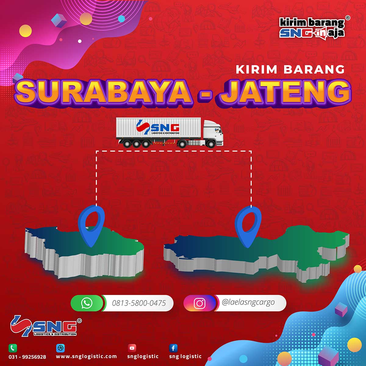 Tarif Pengiriman Surabaya ke Jawa Tengah