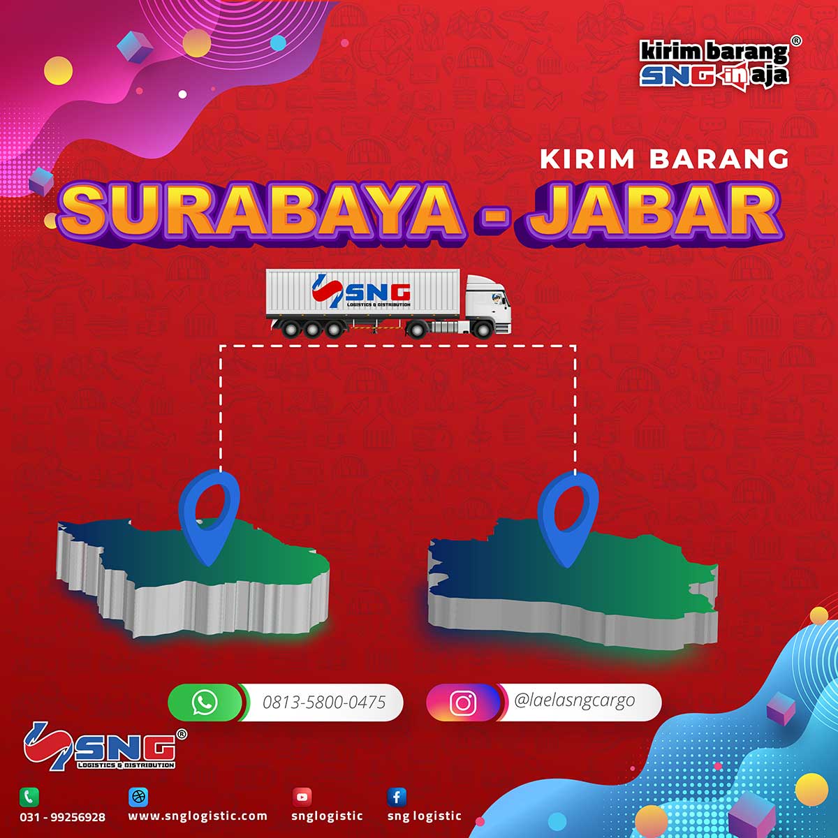 Tarif Pengiriman Surabaya ke Jawa Barat
