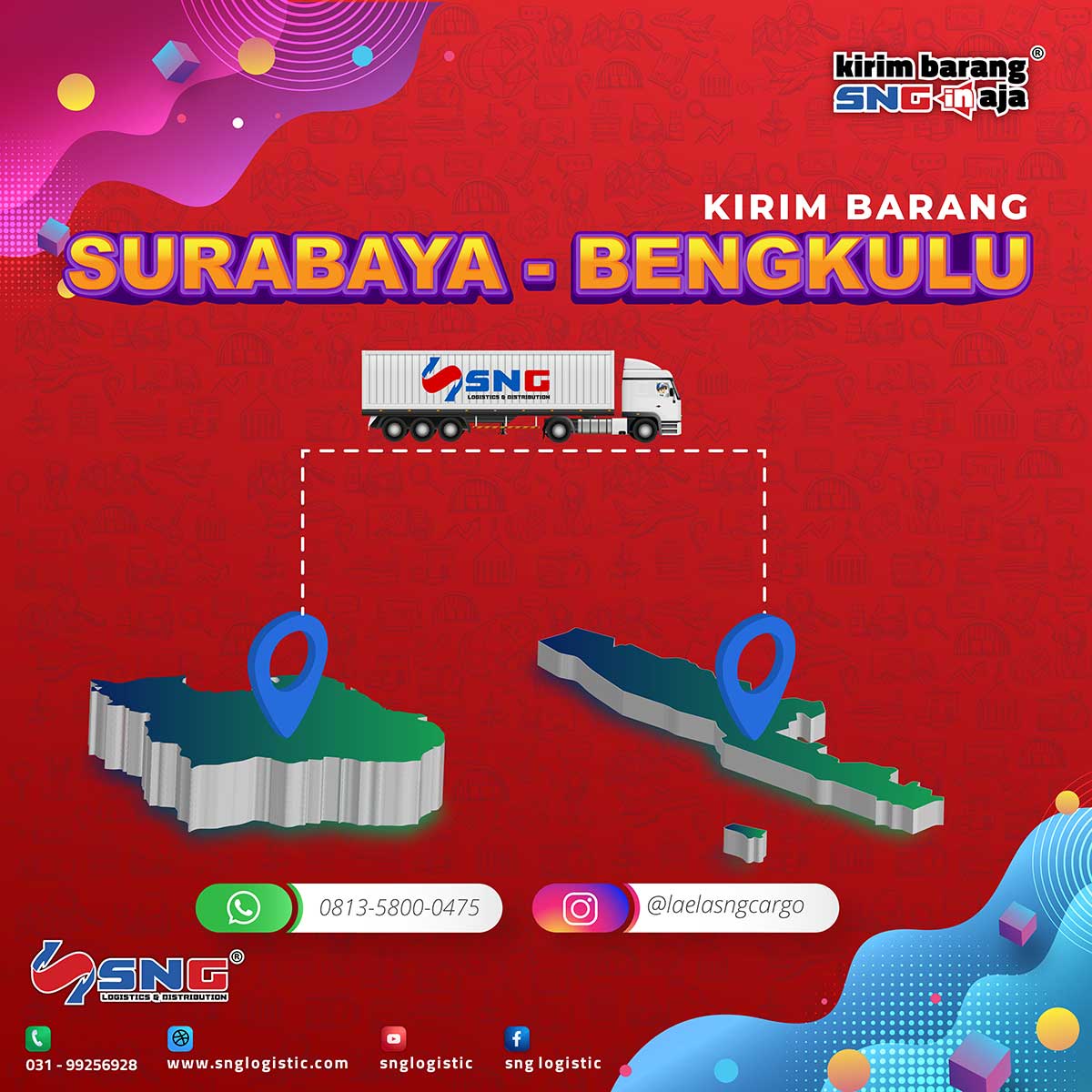 Tarif Pengiriman Surabaya ke Bengkulu
