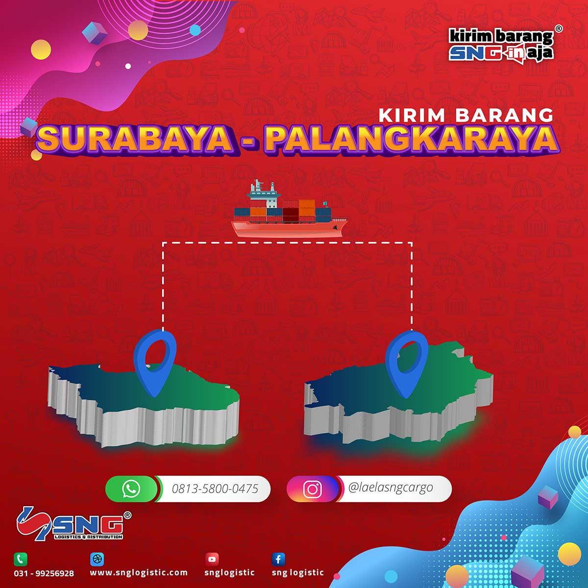 jasa pengiriman barang ke kalimantan, jasa ekspedisi murah, jasa cargo laut