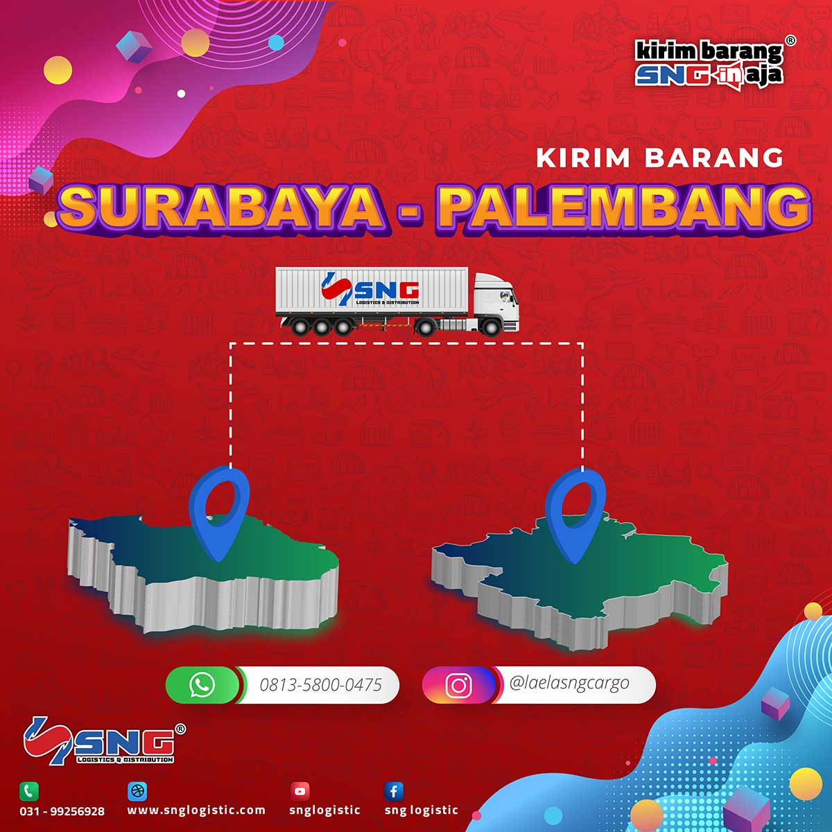 Tarif Pengiriman Surabaya ke Palembang
