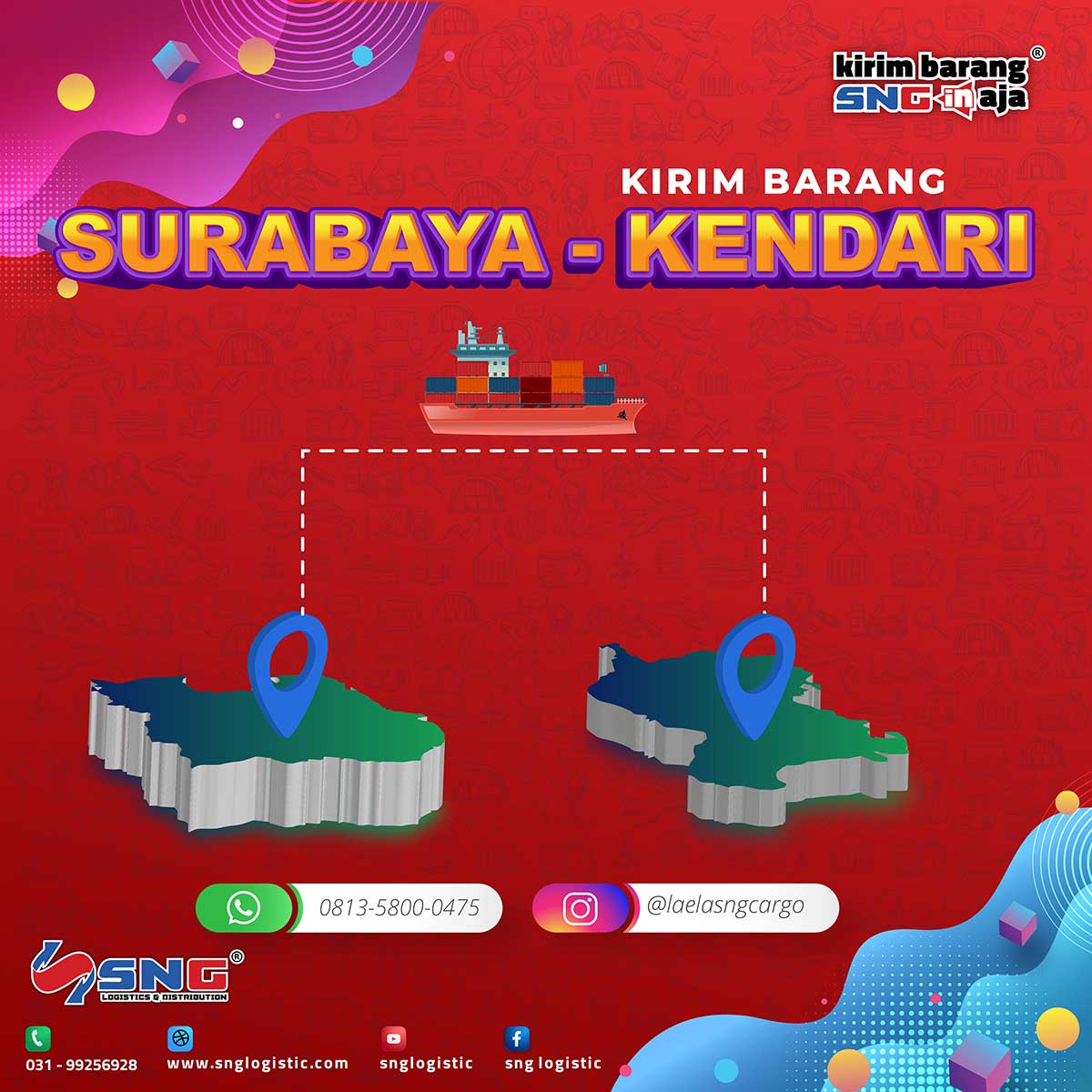 Tarif Pengiriman Surabaya ke Kendari