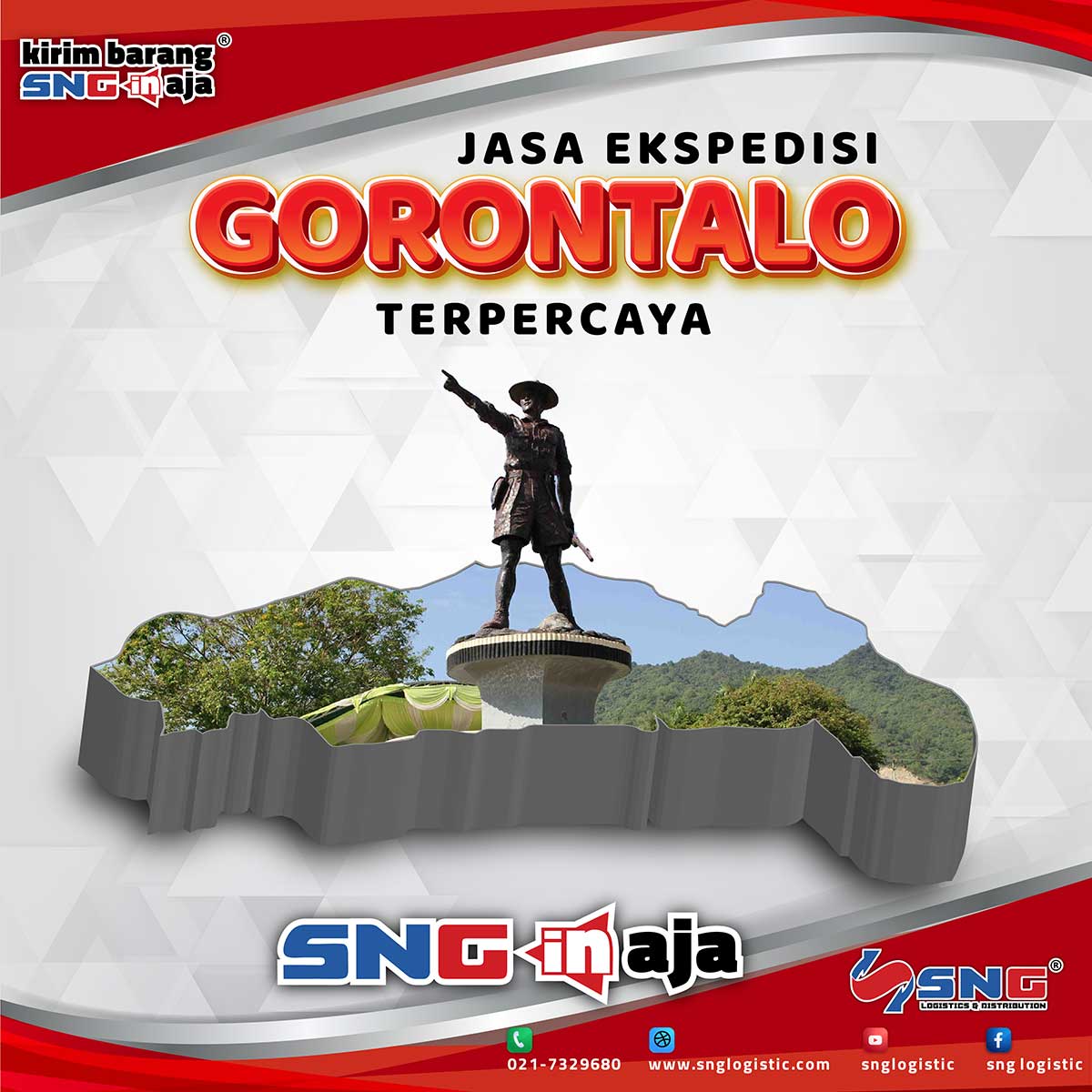 Jasa Pengiriman ke Gorontalo Terpercaya