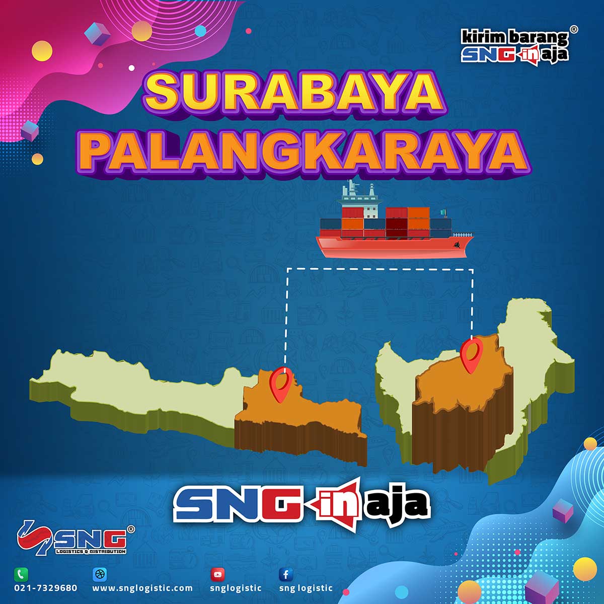Jasa Ekspedisi Surabaya Palangkaraya Kalimantan Tengah