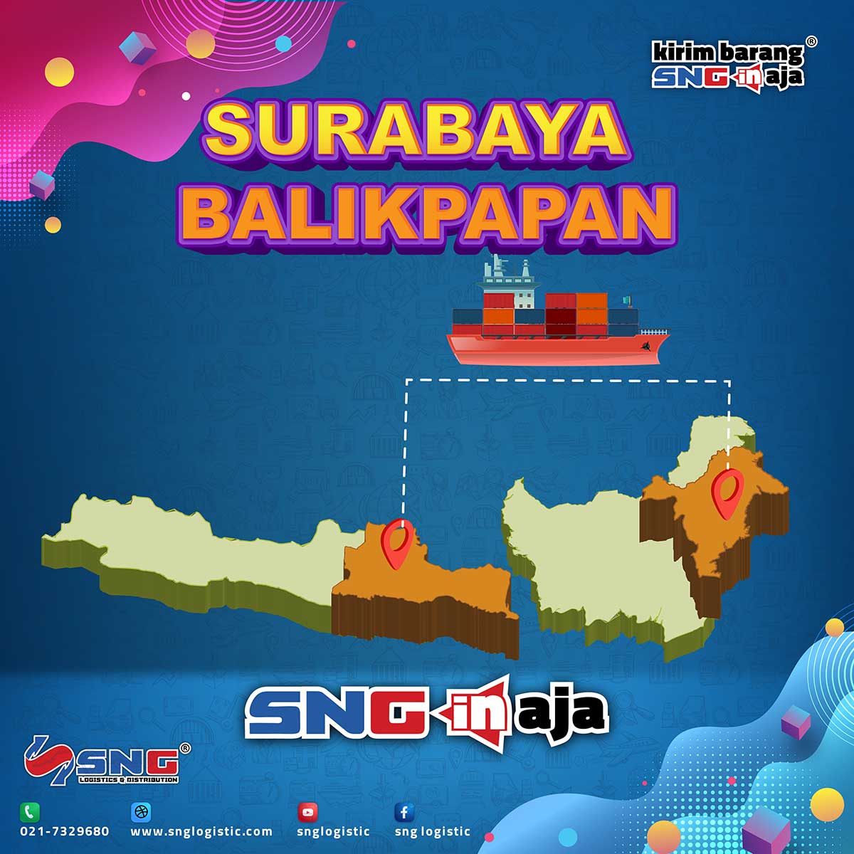 Jasa Ekspedisi Surabaya Balikpapan Termurah dan Tercepat