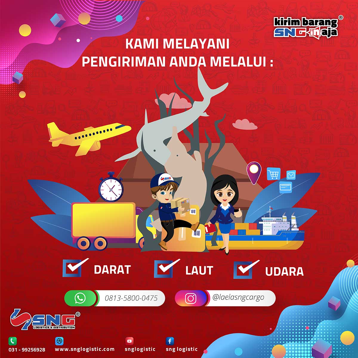 SNG Logistic Jasa Ekspedisi Surabaya