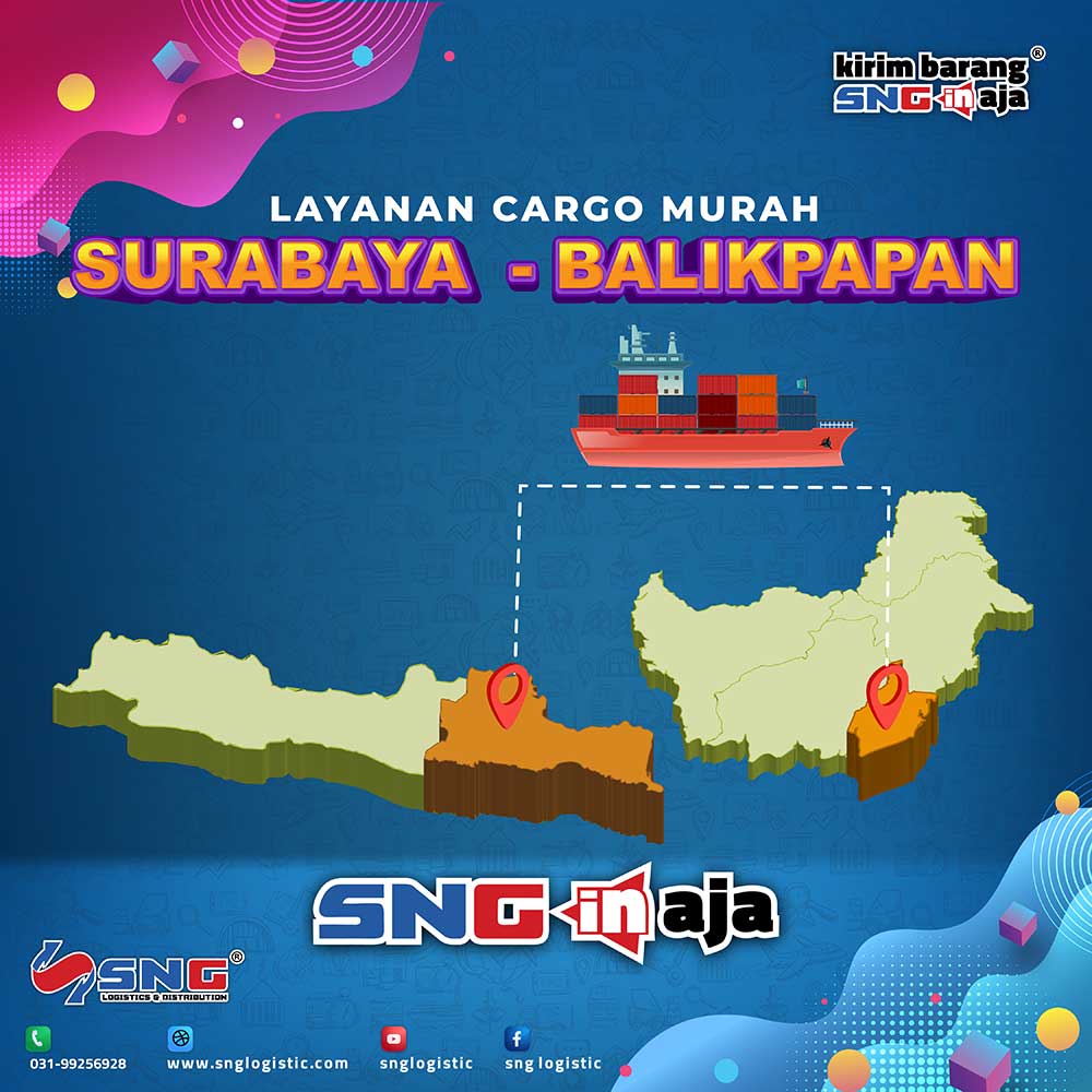 Layanan Cargo Murah Surabaya Balikpapan