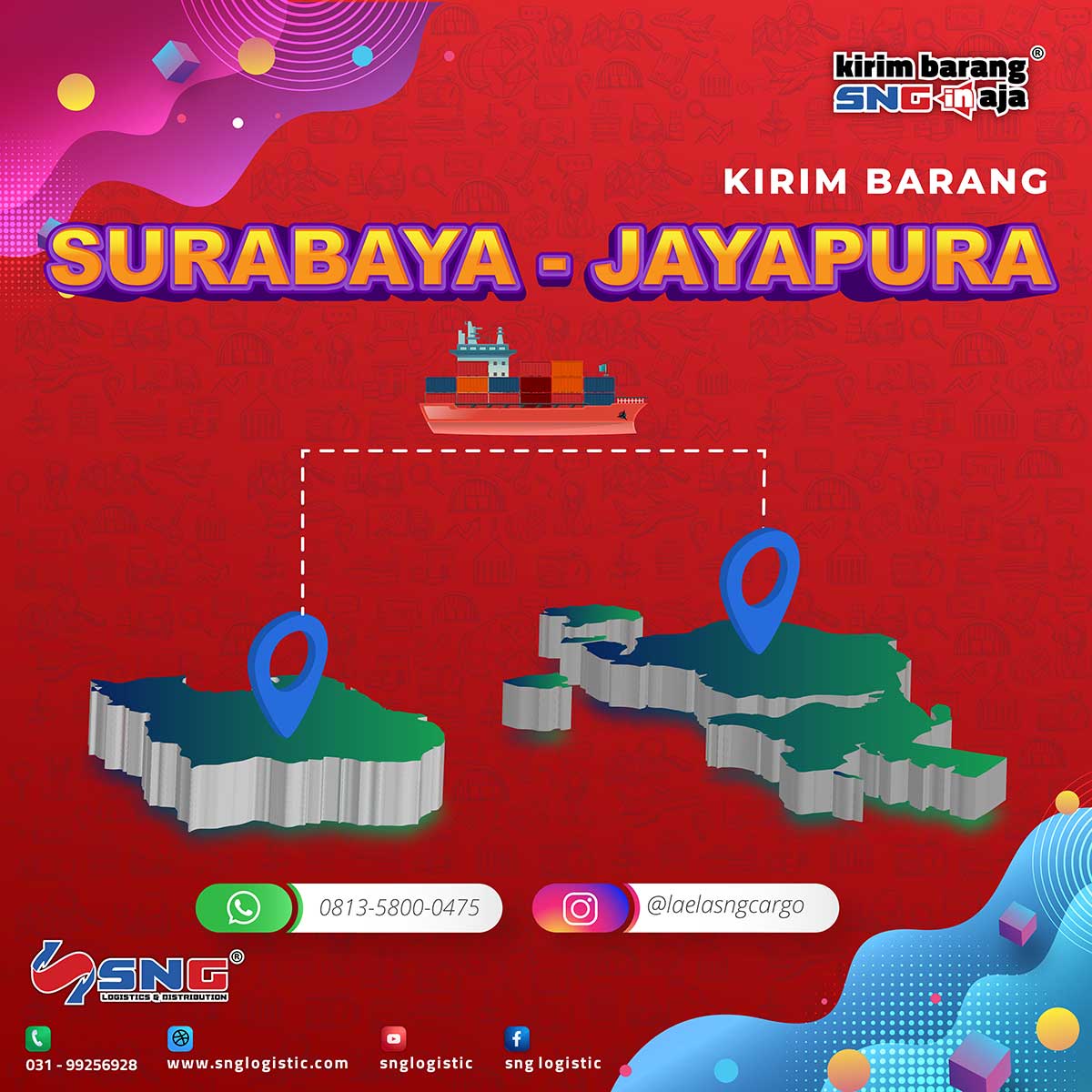 Tarif Pengiriman Surabaya ke Jayapura